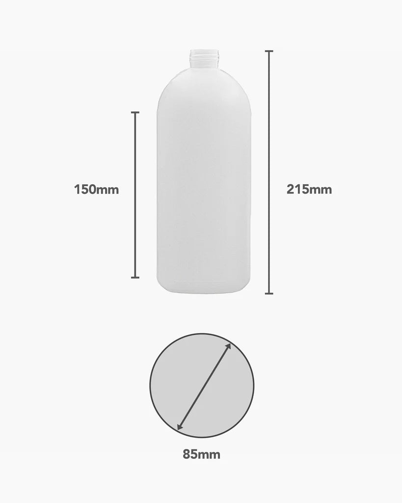 HDPE Boston Tall Range (24mm neck) - No Closure