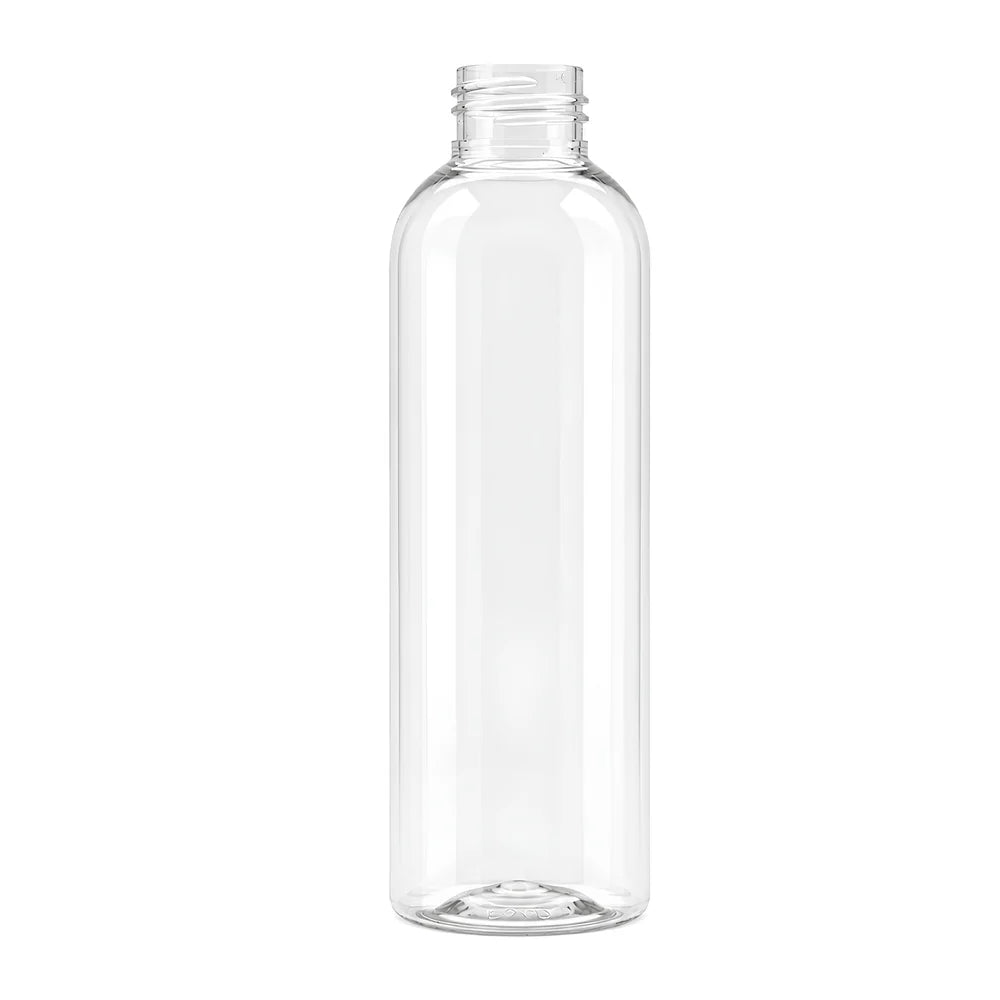 PET Boston Tall Range (24mm neck) - No Closure - Clear