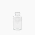 30ml Square PET Bottle (20mm neck) - No Closure - Clear