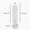 PET Boston Tall Shiny White - No Closure