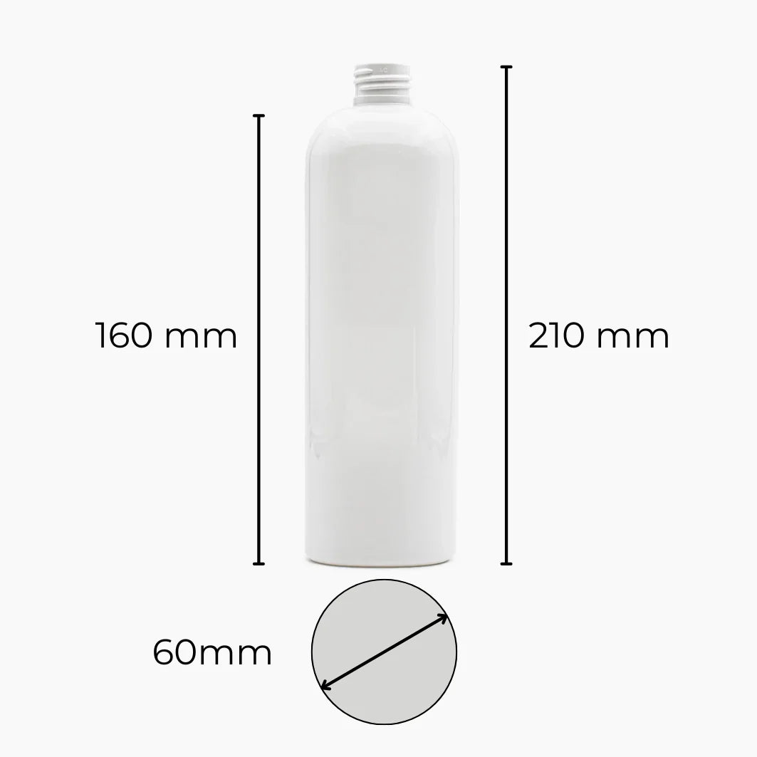 PET Boston Tall Shiny White - No Closure