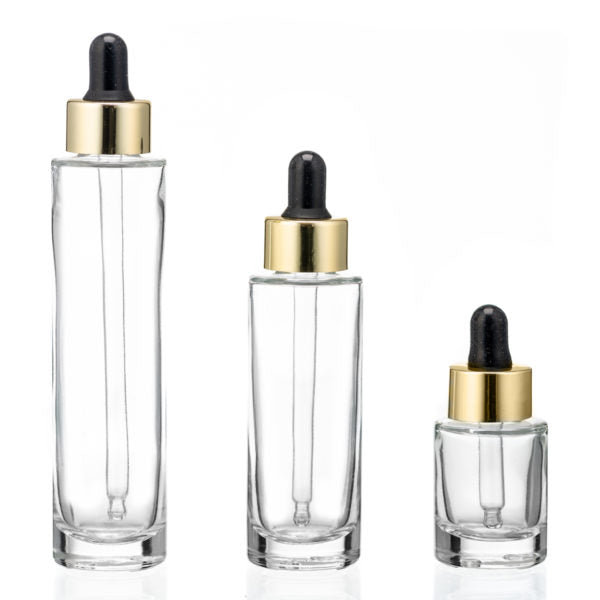 Lorel Serum Clear Bottles with Dropper Closure
