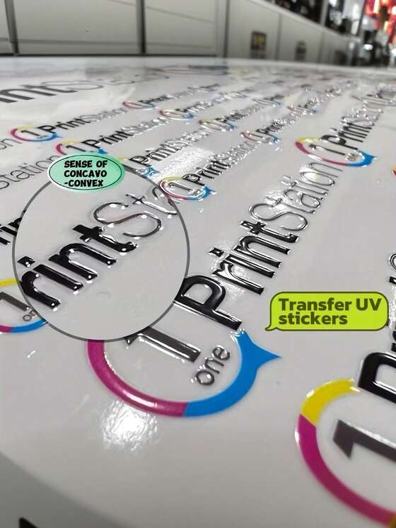 UV 3D Transfer Stickers