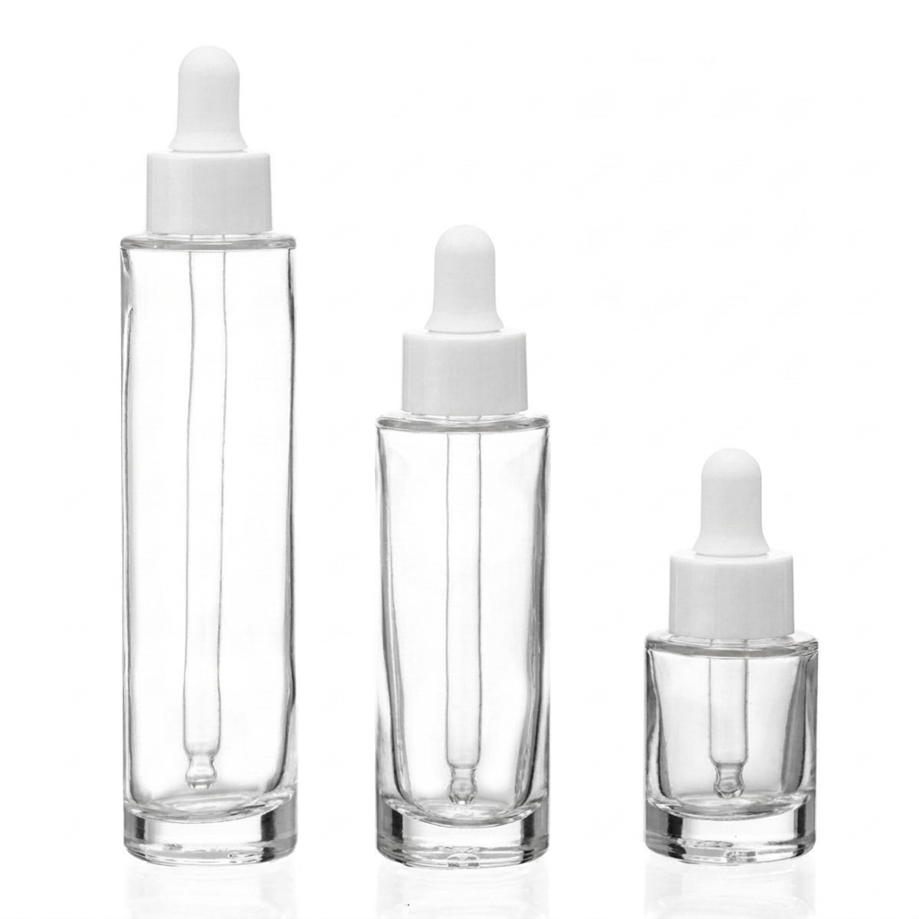 Lorel Serum Clear Bottles with Dropper Closure