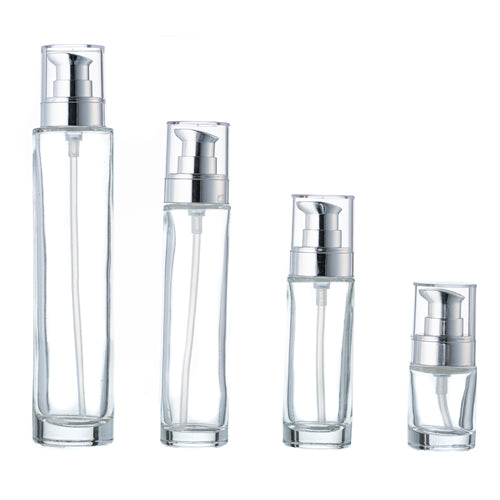 Lorel Serum Clear Bottles with Pump Closure