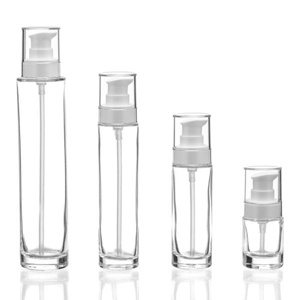 Lorel Serum Clear Bottles with Pump Closure