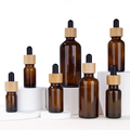 Amber dropper bottles